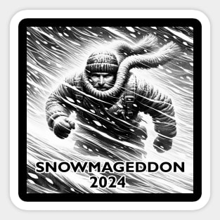 Snowmageddon 2024 Sticker